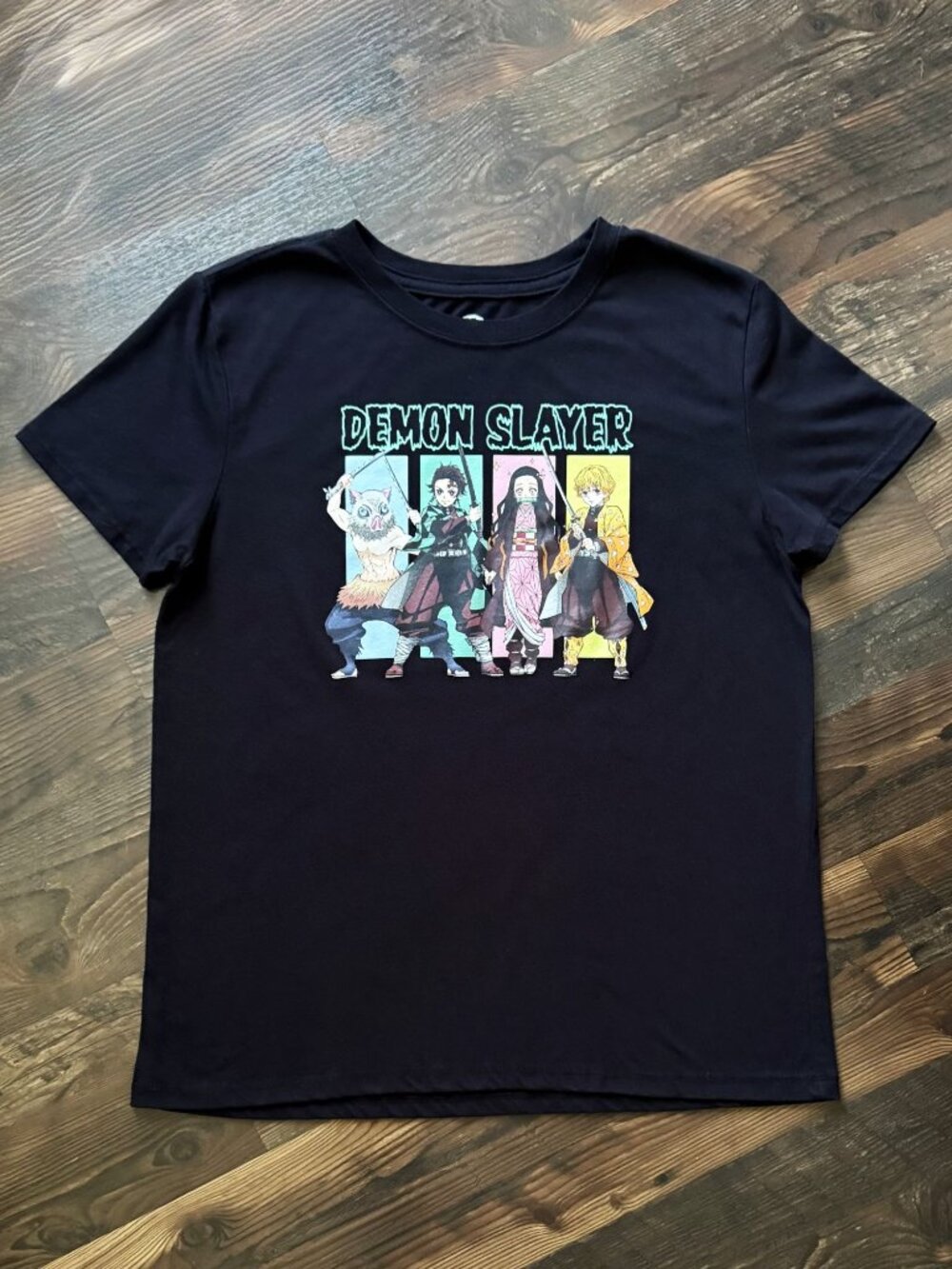 Demon Slayer: Kimetsu no Yaiba Group Panel T-Shirt